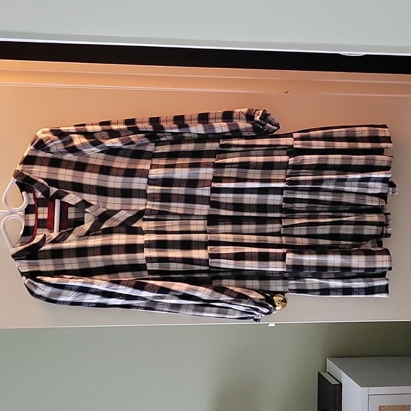 𝅺Anthropologie Maeve Plaid Tiered Dress - NWT! - Picture 7 of 8